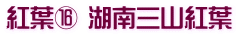 紅葉⑯ 湖南三山紅葉