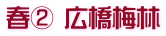 春② 広橋梅林