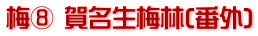 梅⑧ 賀名生梅林(番外)